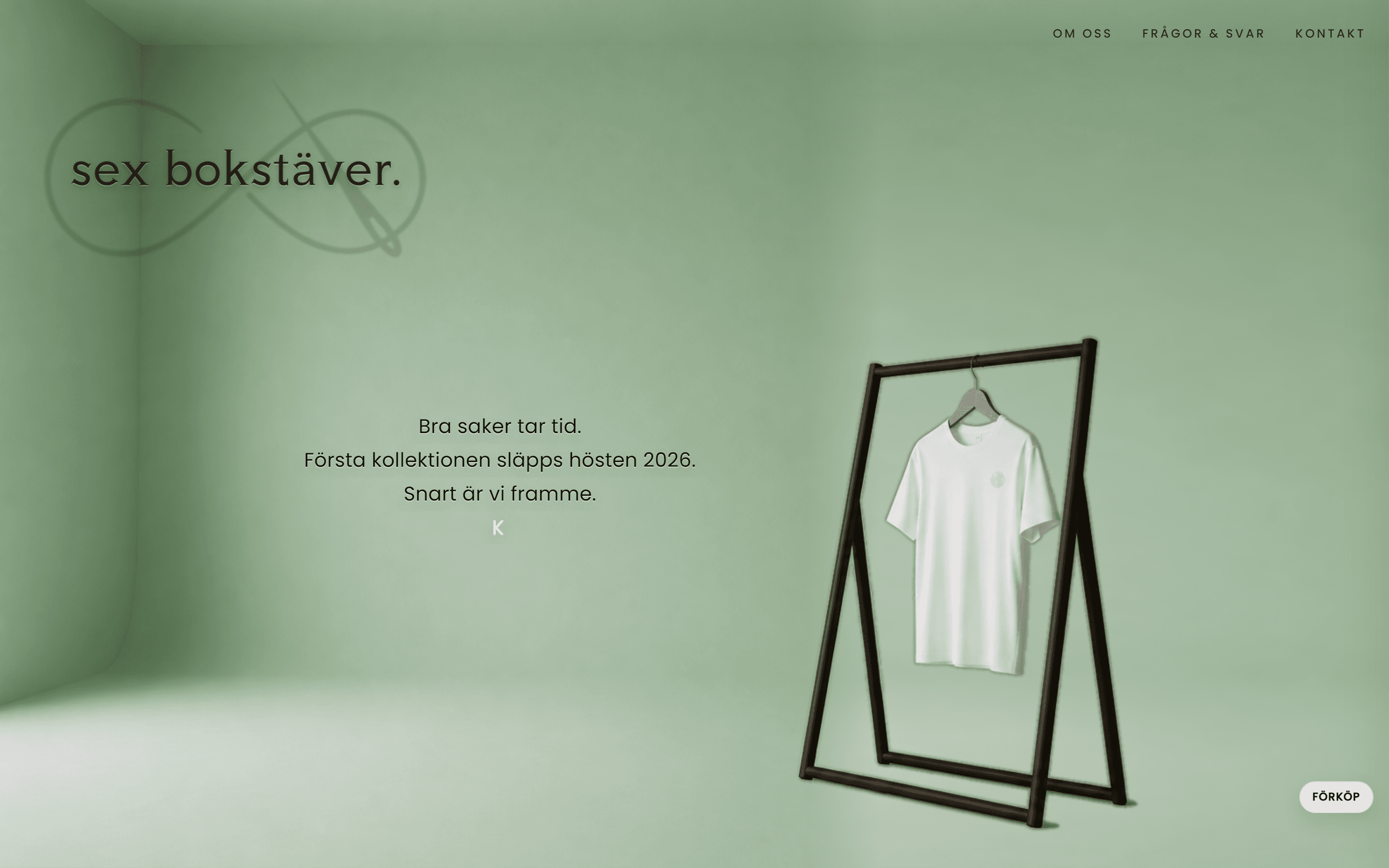 Skärmdump av Sex Bokstäver